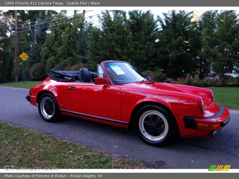 Front 3/4 View of 1986 911 Carrera Targa