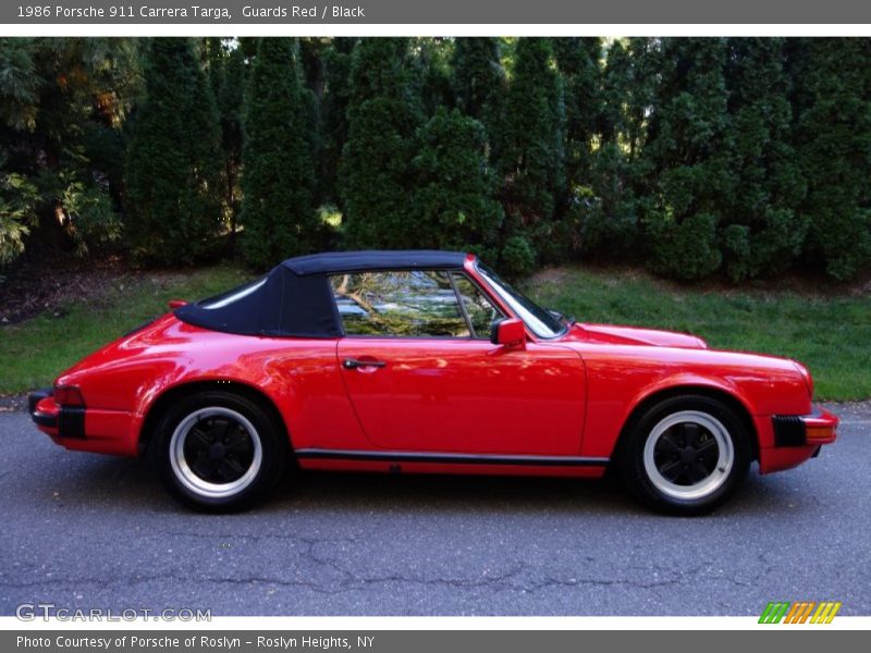 Guards Red / Black 1986 Porsche 911 Carrera Targa