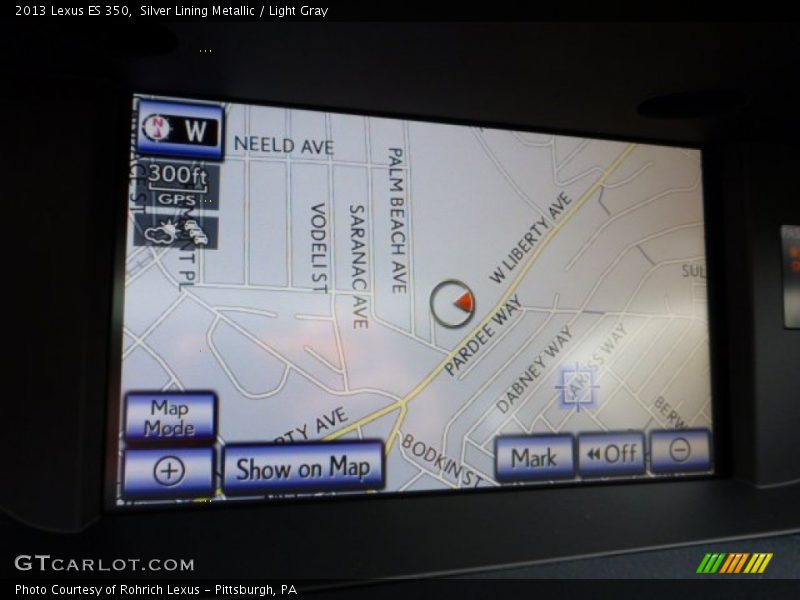 Silver Lining Metallic / Light Gray 2013 Lexus ES 350