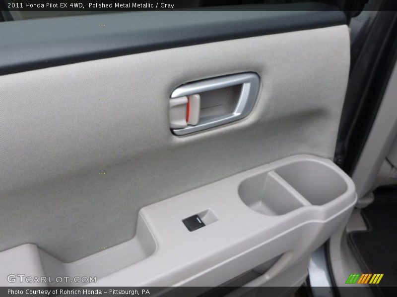 Polished Metal Metallic / Gray 2011 Honda Pilot EX 4WD