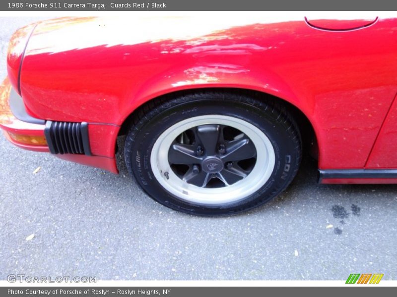 Guards Red / Black 1986 Porsche 911 Carrera Targa