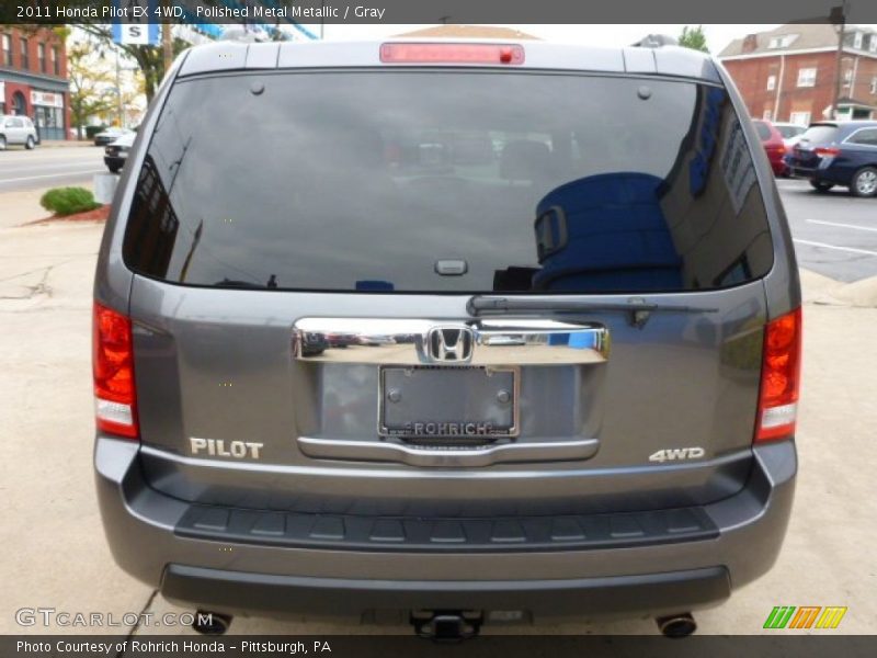 Polished Metal Metallic / Gray 2011 Honda Pilot EX 4WD