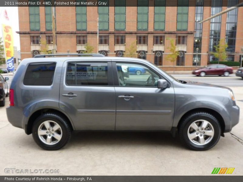 Polished Metal Metallic / Gray 2011 Honda Pilot EX 4WD