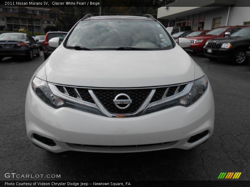 Glacier White Pearl / Beige 2011 Nissan Murano SV