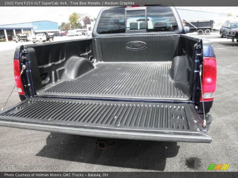True Blue Metallic / Medium Graphite 2002 Ford F150 XLT SuperCab 4x4