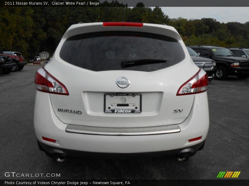 Glacier White Pearl / Beige 2011 Nissan Murano SV