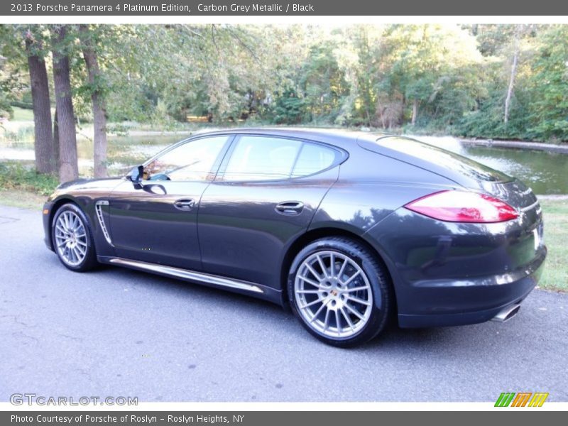 Carbon Grey Metallic / Black 2013 Porsche Panamera 4 Platinum Edition