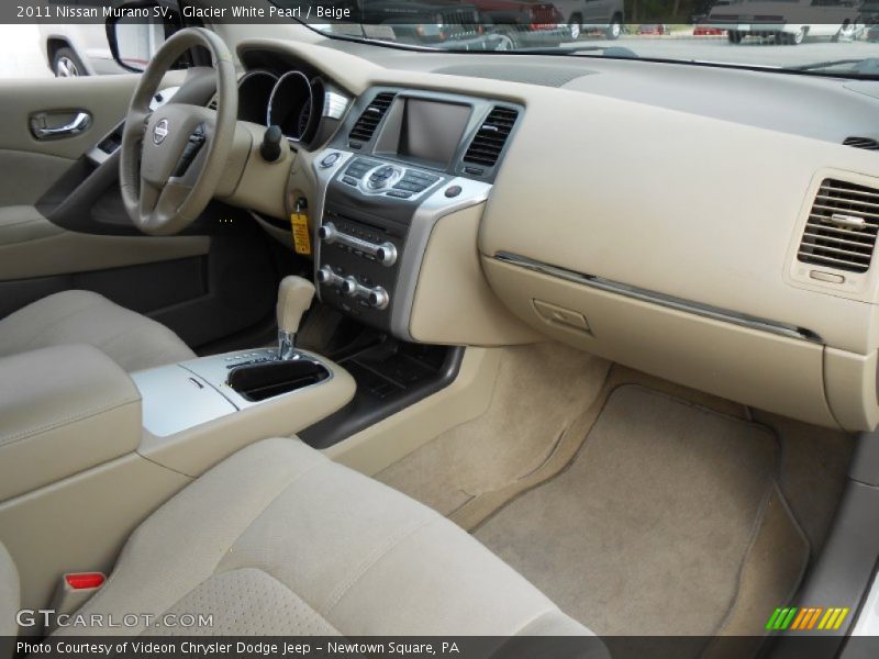 Glacier White Pearl / Beige 2011 Nissan Murano SV