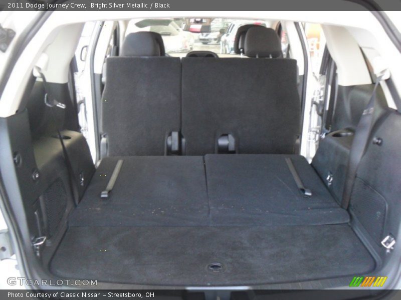 Bright Silver Metallic / Black 2011 Dodge Journey Crew