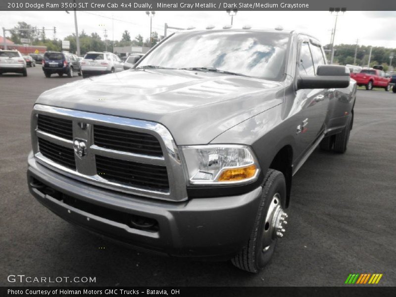 Mineral Gray Metallic / Dark Slate/Medium Graystone 2010 Dodge Ram 3500 SLT Crew Cab 4x4 Dually