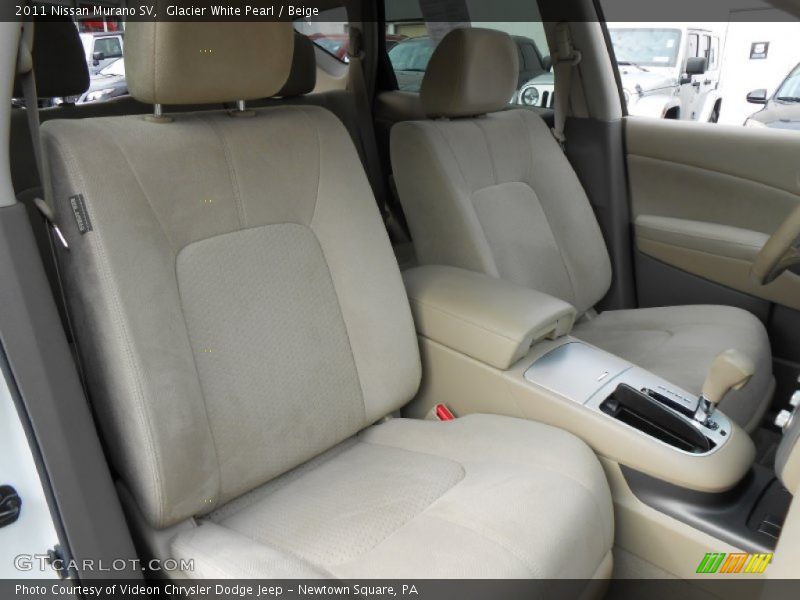Glacier White Pearl / Beige 2011 Nissan Murano SV