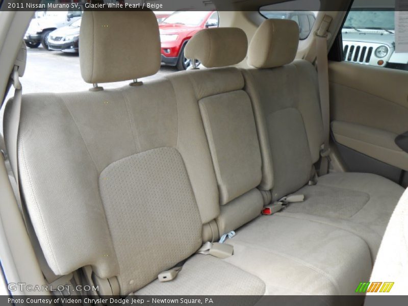 Glacier White Pearl / Beige 2011 Nissan Murano SV