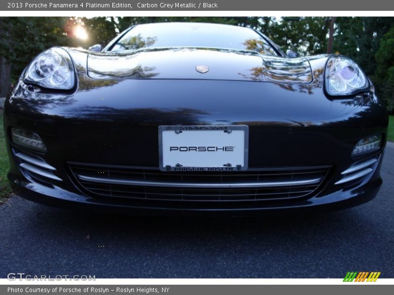 Carbon Grey Metallic / Black 2013 Porsche Panamera 4 Platinum Edition