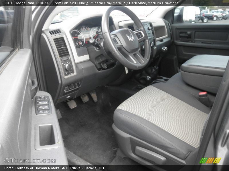Mineral Gray Metallic / Dark Slate/Medium Graystone 2010 Dodge Ram 3500 SLT Crew Cab 4x4 Dually