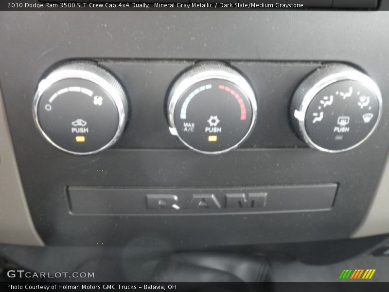 Mineral Gray Metallic / Dark Slate/Medium Graystone 2010 Dodge Ram 3500 SLT Crew Cab 4x4 Dually