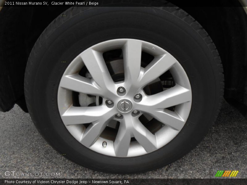 Glacier White Pearl / Beige 2011 Nissan Murano SV