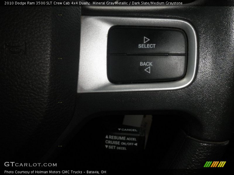 Mineral Gray Metallic / Dark Slate/Medium Graystone 2010 Dodge Ram 3500 SLT Crew Cab 4x4 Dually