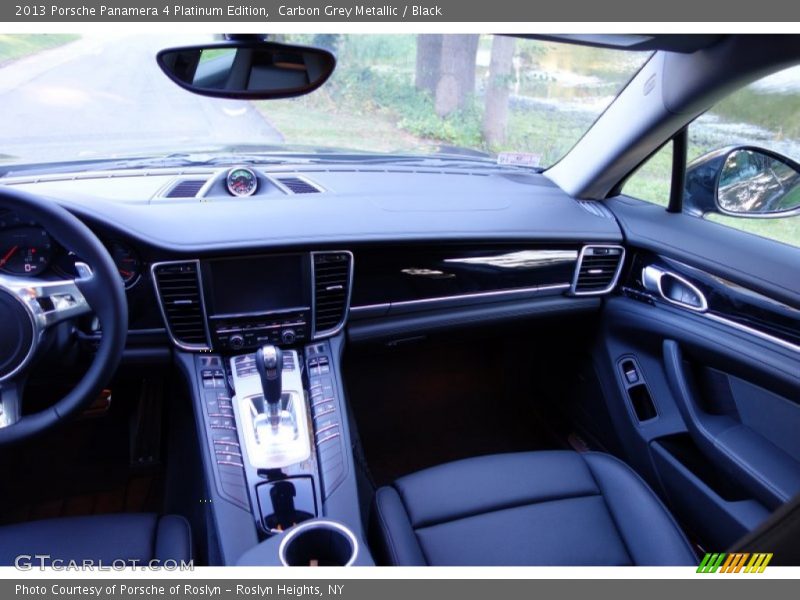 Carbon Grey Metallic / Black 2013 Porsche Panamera 4 Platinum Edition