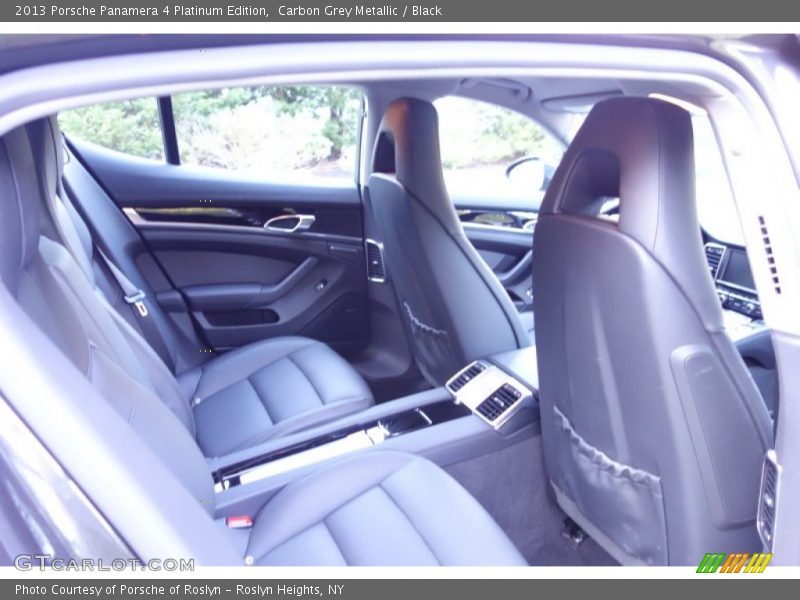 Carbon Grey Metallic / Black 2013 Porsche Panamera 4 Platinum Edition