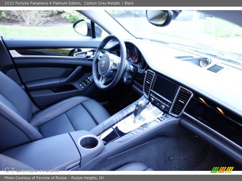 Carbon Grey Metallic / Black 2013 Porsche Panamera 4 Platinum Edition