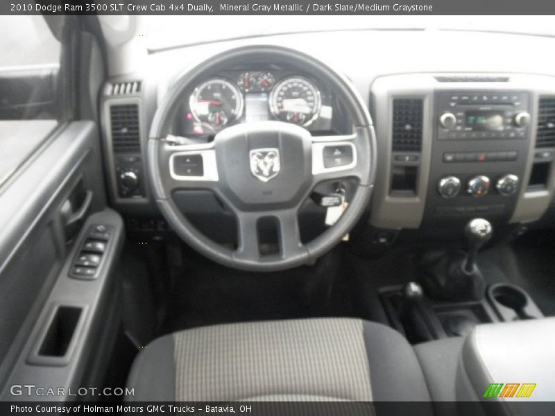 Mineral Gray Metallic / Dark Slate/Medium Graystone 2010 Dodge Ram 3500 SLT Crew Cab 4x4 Dually