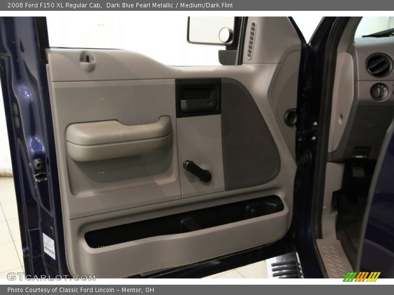 Dark Blue Pearl Metallic / Medium/Dark Flint 2008 Ford F150 XL Regular Cab