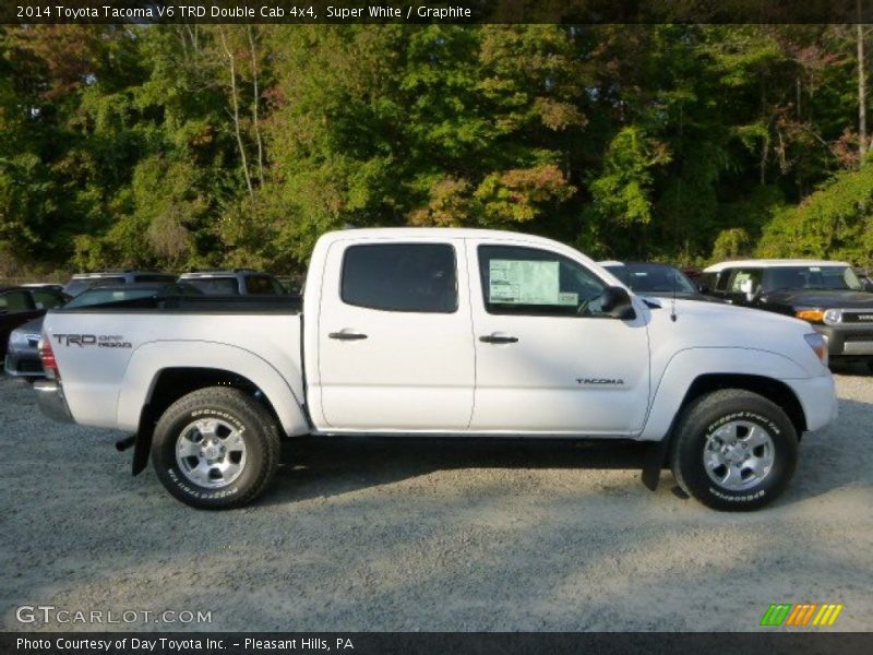  2014 Tacoma V6 TRD Double Cab 4x4 Super White
