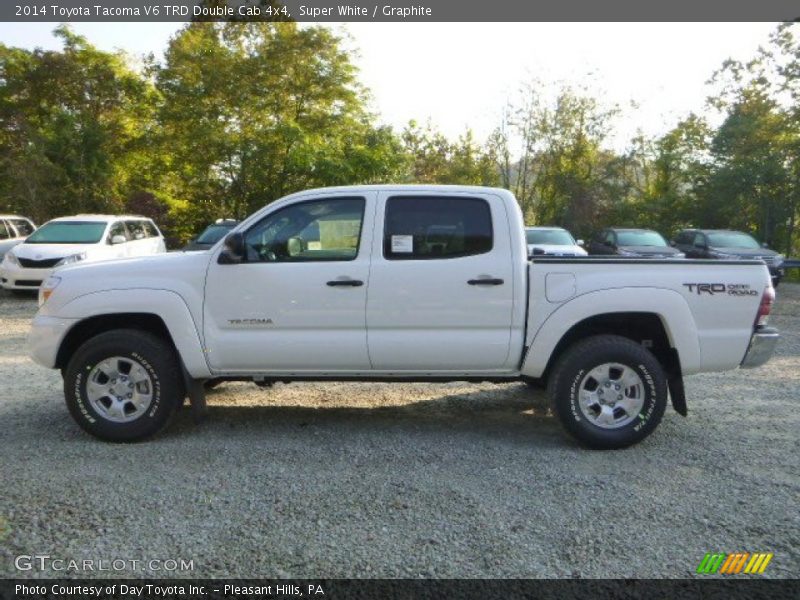  2014 Tacoma V6 TRD Double Cab 4x4 Super White