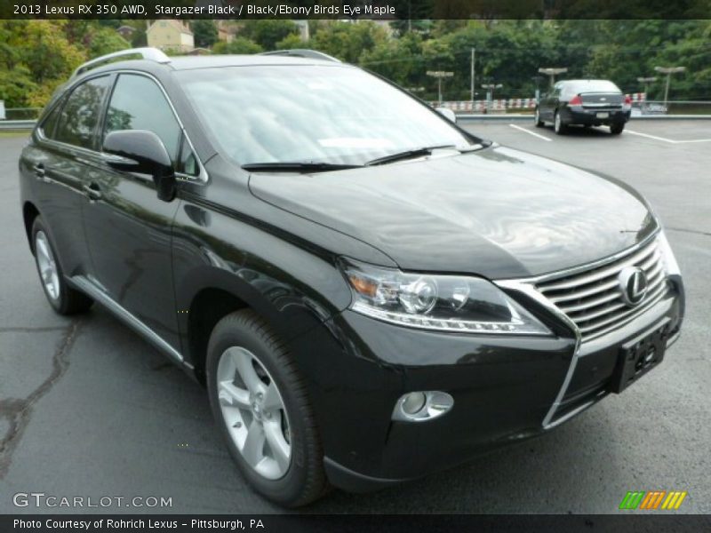 Stargazer Black / Black/Ebony Birds Eye Maple 2013 Lexus RX 350 AWD