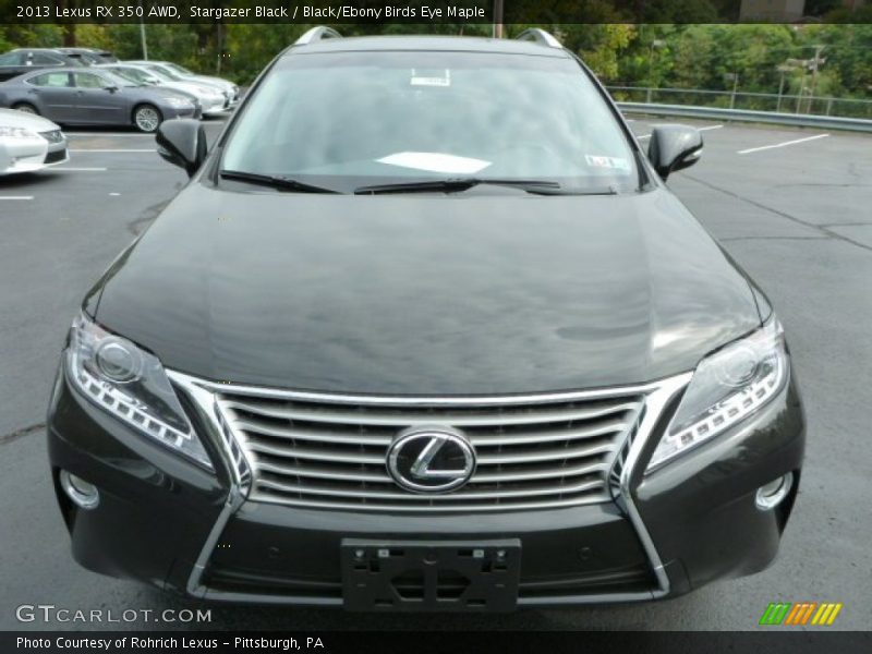 Stargazer Black / Black/Ebony Birds Eye Maple 2013 Lexus RX 350 AWD