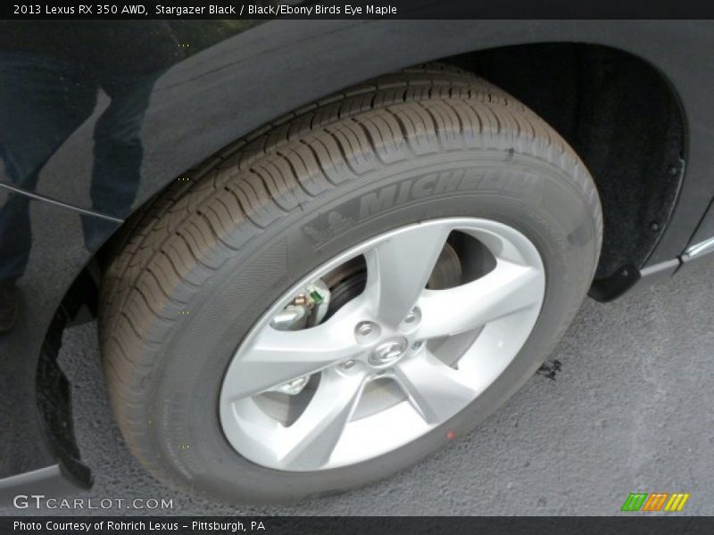 Stargazer Black / Black/Ebony Birds Eye Maple 2013 Lexus RX 350 AWD