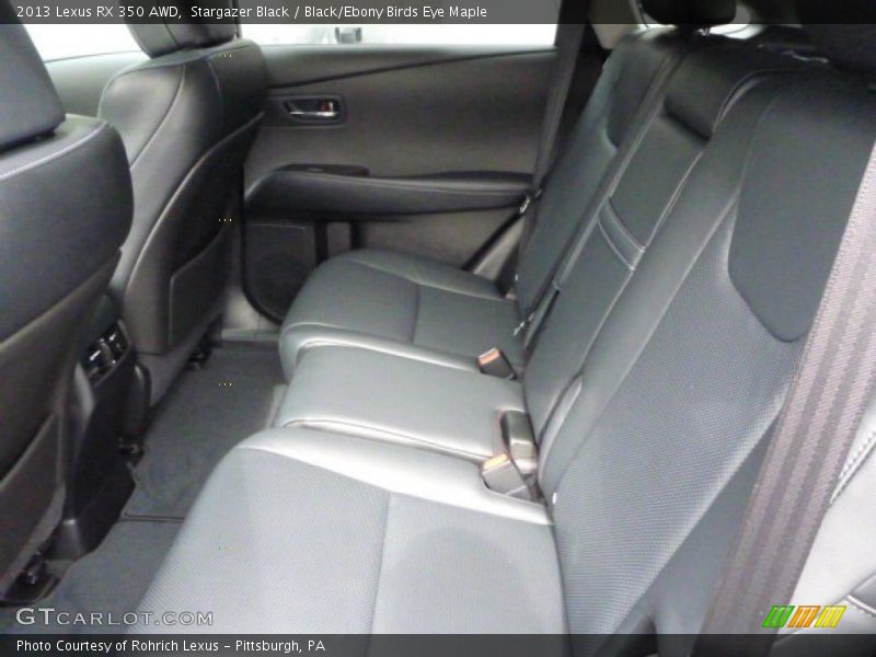 Stargazer Black / Black/Ebony Birds Eye Maple 2013 Lexus RX 350 AWD