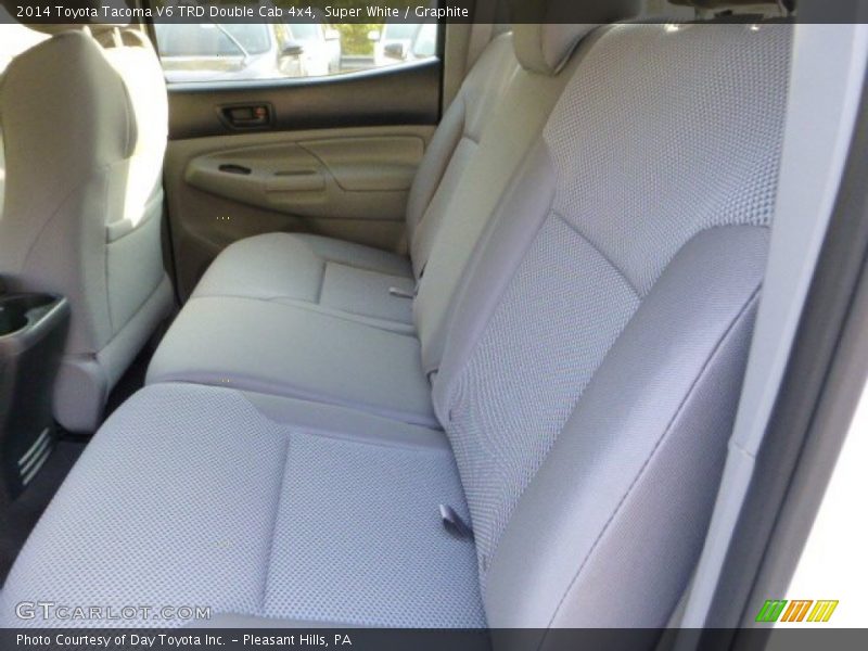 Super White / Graphite 2014 Toyota Tacoma V6 TRD Double Cab 4x4