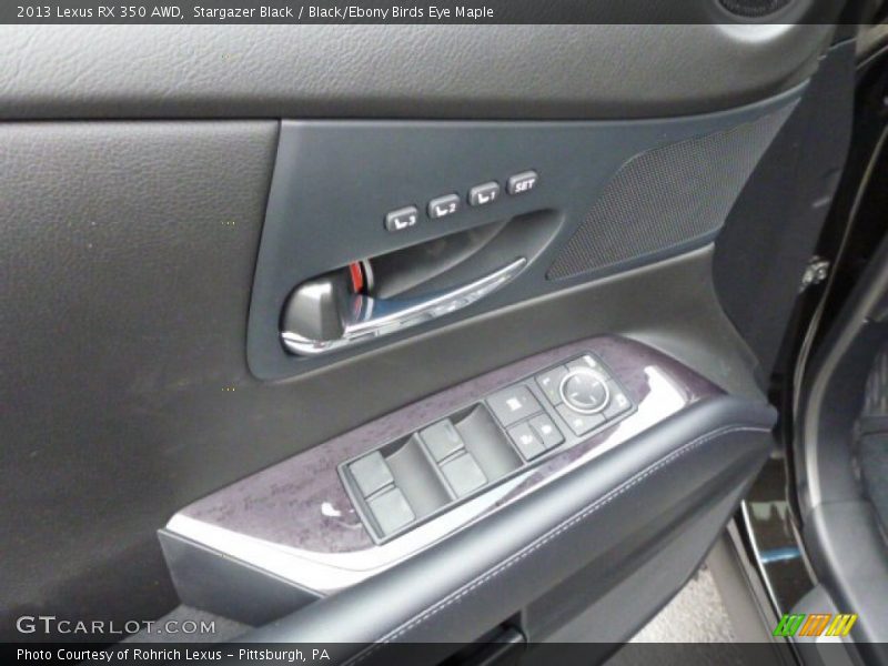 Stargazer Black / Black/Ebony Birds Eye Maple 2013 Lexus RX 350 AWD