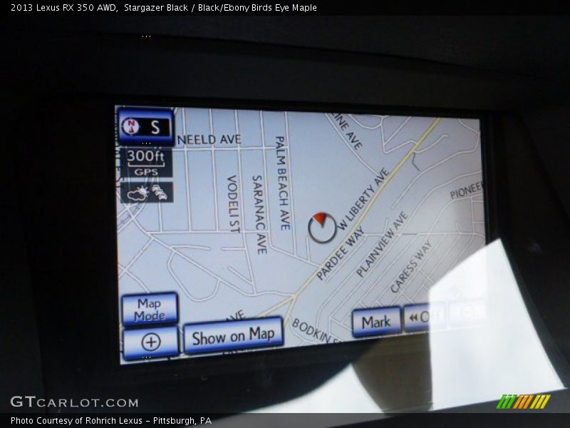 Stargazer Black / Black/Ebony Birds Eye Maple 2013 Lexus RX 350 AWD