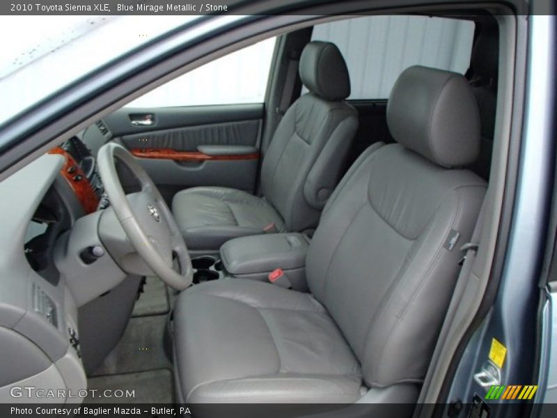 Blue Mirage Metallic / Stone 2010 Toyota Sienna XLE