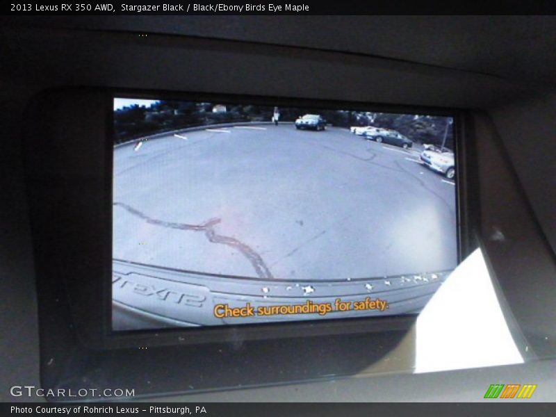 Stargazer Black / Black/Ebony Birds Eye Maple 2013 Lexus RX 350 AWD