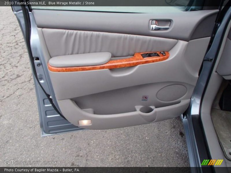 Blue Mirage Metallic / Stone 2010 Toyota Sienna XLE