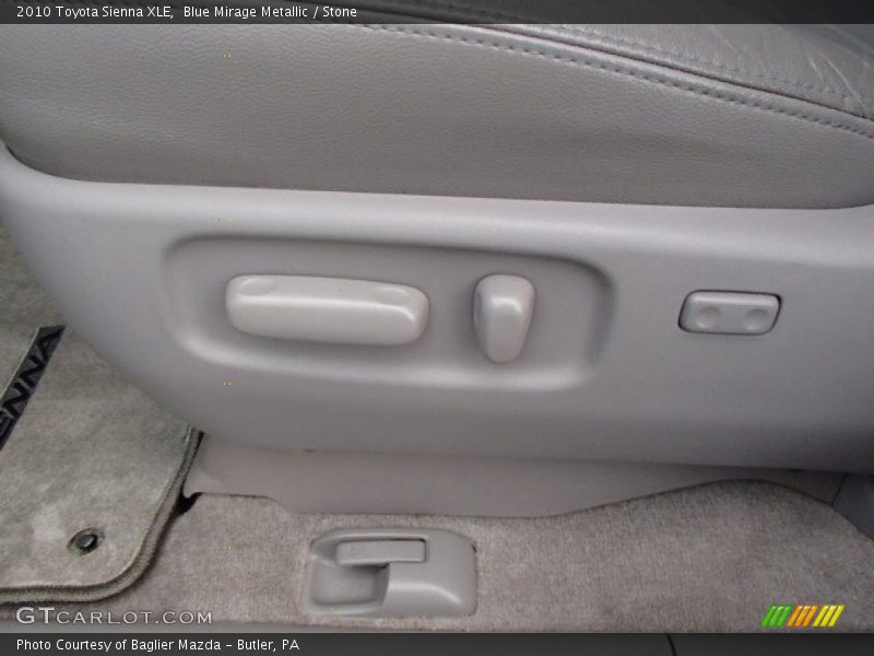 Blue Mirage Metallic / Stone 2010 Toyota Sienna XLE
