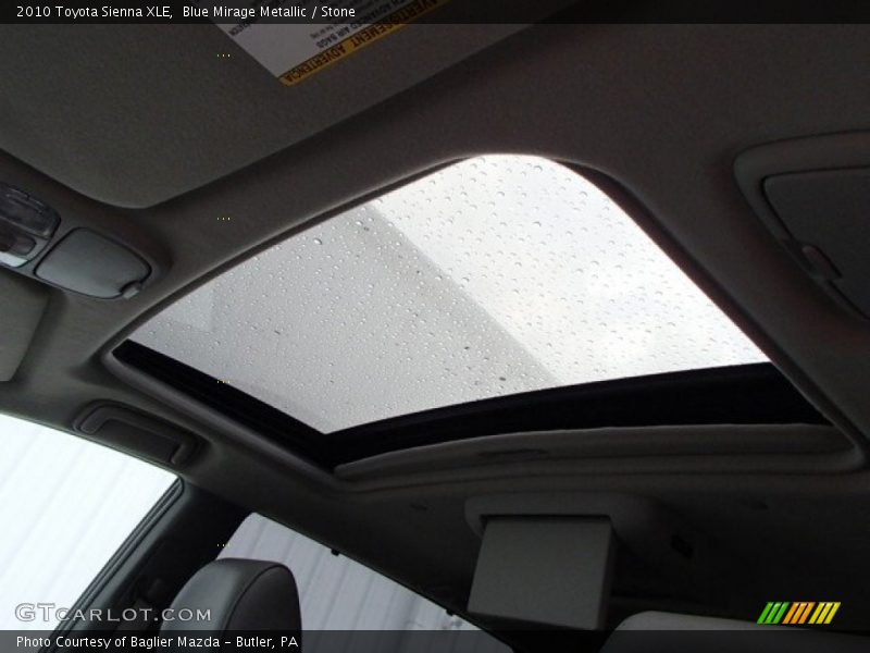 Blue Mirage Metallic / Stone 2010 Toyota Sienna XLE