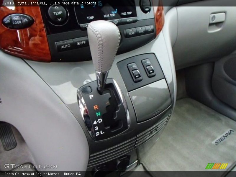 Blue Mirage Metallic / Stone 2010 Toyota Sienna XLE
