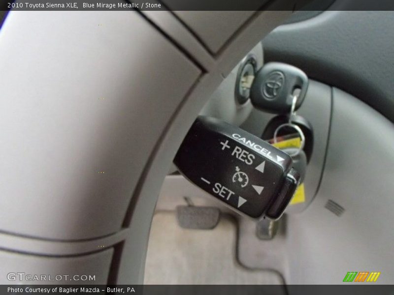 Blue Mirage Metallic / Stone 2010 Toyota Sienna XLE
