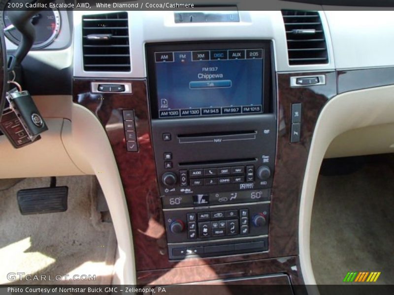 White Diamond / Cocoa/Cashmere 2009 Cadillac Escalade AWD