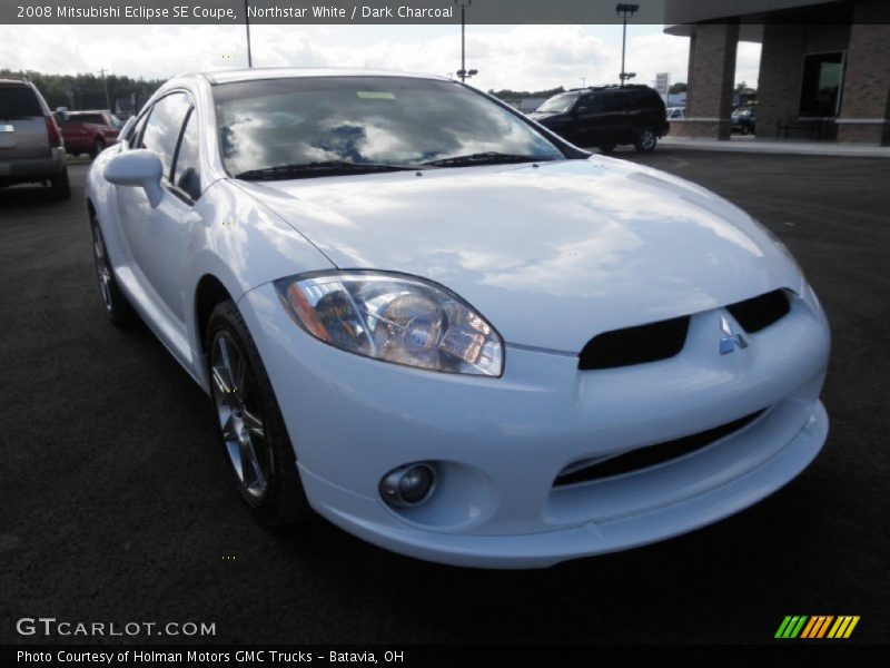 Northstar White / Dark Charcoal 2008 Mitsubishi Eclipse SE Coupe