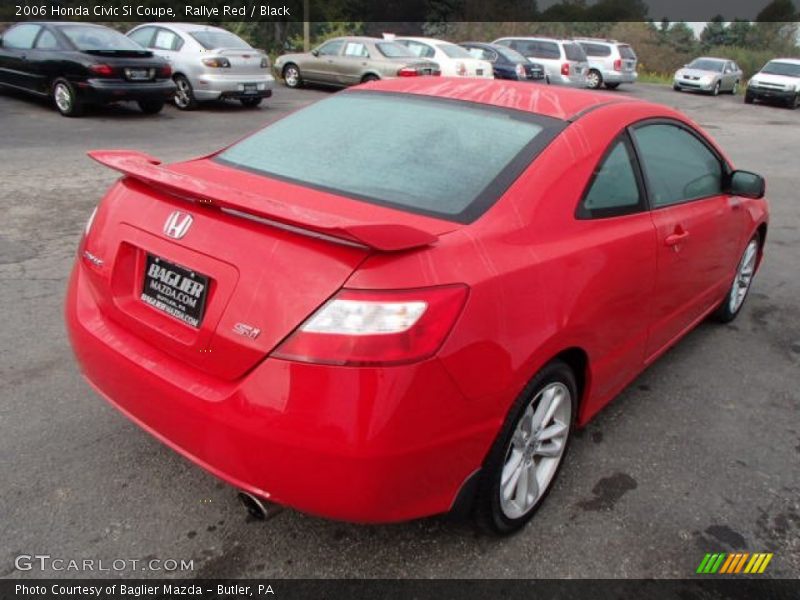 Rallye Red / Black 2006 Honda Civic Si Coupe