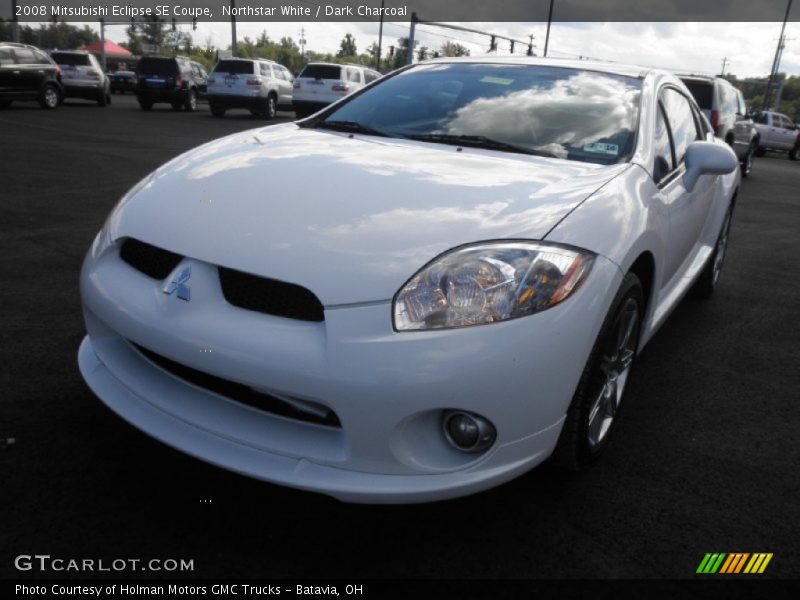 Northstar White / Dark Charcoal 2008 Mitsubishi Eclipse SE Coupe