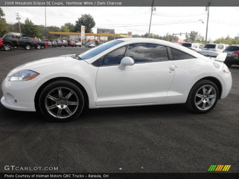 Northstar White / Dark Charcoal 2008 Mitsubishi Eclipse SE Coupe