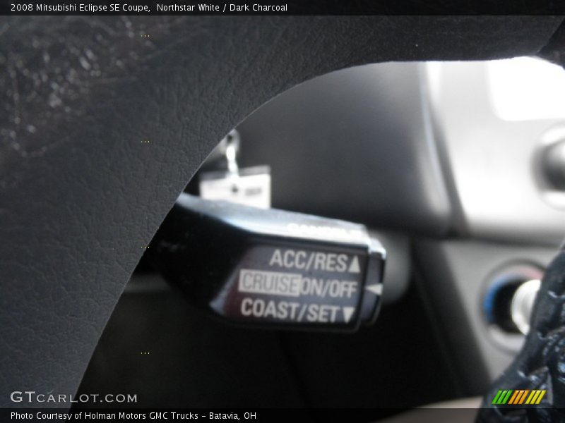 Northstar White / Dark Charcoal 2008 Mitsubishi Eclipse SE Coupe