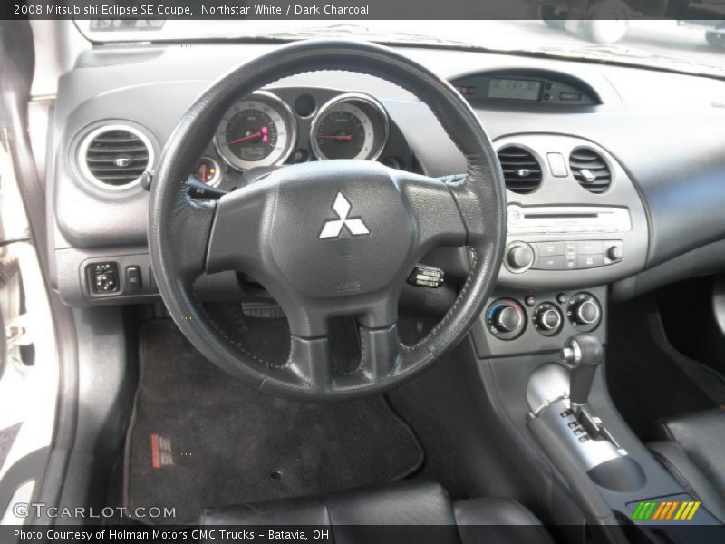 Northstar White / Dark Charcoal 2008 Mitsubishi Eclipse SE Coupe