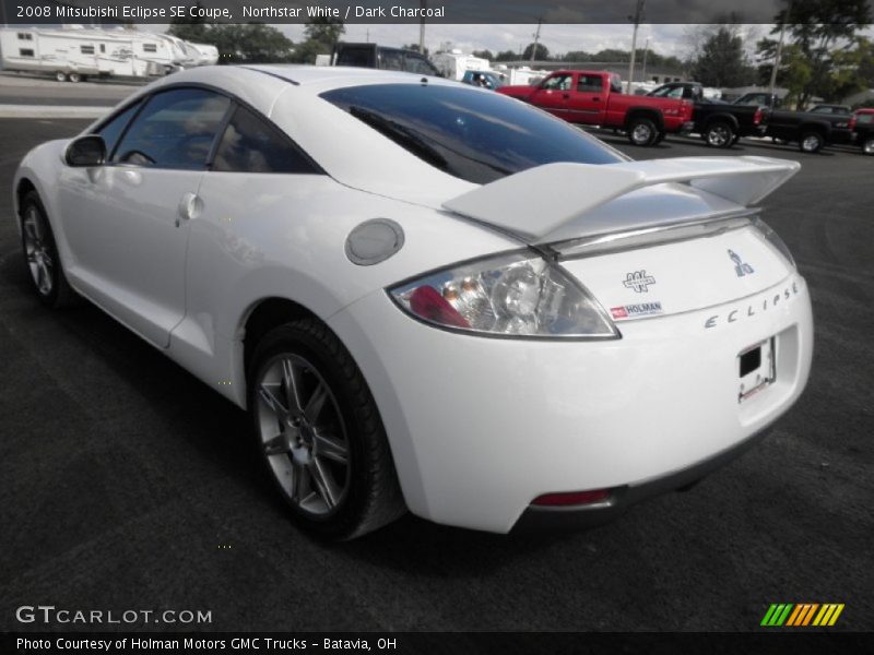 Northstar White / Dark Charcoal 2008 Mitsubishi Eclipse SE Coupe